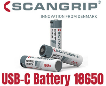 USB-C Battery 18650 – dlaczego wymienna bateria z ładowaniem USB-C to przyszłość lamp roboczych i elektronarzędzi?