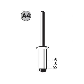 Nity aluminiowe A4/8 NOVUS [30 szt.]