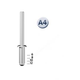 Nity aluminiowe A4/10 NOVUS [70 szt.]