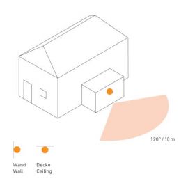 Czujnik ruchu i zmierzchu Steinel IS-1 czarny 500W IP54 120 stopni maks.10 m 230V /  tworzywo sztuczne