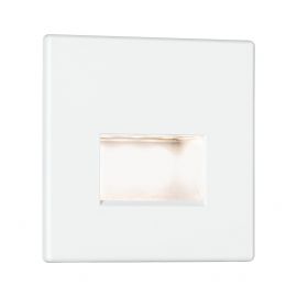 Oprawa przyschodowa EDGE LED kwadrat 1x1,2W 50lm 2700K 230V biały matowy / tworzywo sztuczne