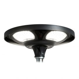 Oprawa parkowa solarna MOONSOLAR LED 25W czujnik ruchu i zmierzchu pilot 4000K IP65 antracyt / aluminium