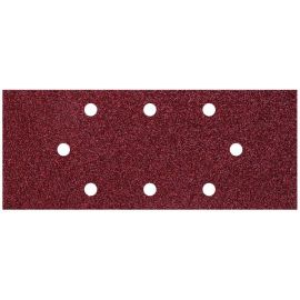 Papier szlifierski 93x230 mm Wolfcraft - gr. 40/80/120, perforowany, na rzep [15 szt.]