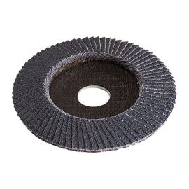 Tarcza lamelkowa 115 mm Wolfcraft - gr. 80, cyrkon-korund - zdjęcie 1