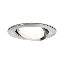 Oprawa do wbudowania NOVA LED wychylna GU10 6.5W 460lm 84mm 2700K IP23 230V aluminium - zdjęcie 1
