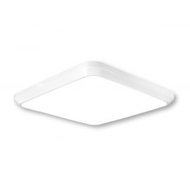 Plafoniera QUADLIGHT LED 18W kwadrat 250X250 1394lm IP20 4000K czujnik ruchu i zmierzchu 230V biały / tworzywo sztuczne - zdjęcie 1