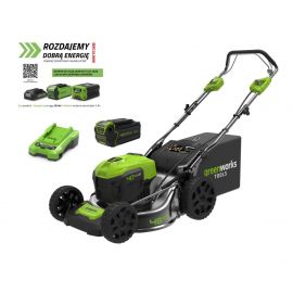 40V Kosiarka akumulatorowa z napędem 46cm GD40LM46SPK4 zestaw ładowarka + aku 4Ah - zdjęcie 1