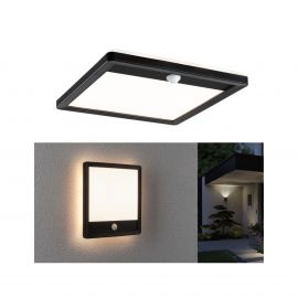 Plafoniera LAMINA LED 14.5W kwadratowa PIR 3000K IP44 230V czarny / tworzywo sztuczne - zdjęcie 1