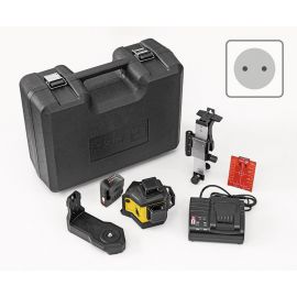 Laser wieloliniowy LAX 600, system 12 V, zestaw 7-częściowy, z akumulatorem i ładowarką