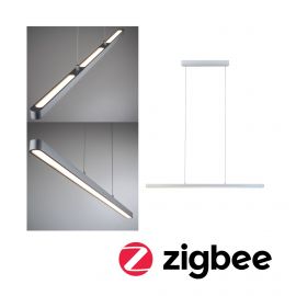 Lampa wisząca LENTO LED DIM SH Zigbee 3x15.5W 3x2100lm 230V chrom mat / aluminium - zdjęcie 1