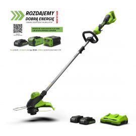 2x24 V kosa/podkaszarka Greenworks GD24X2TX - zdjęcie 1