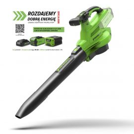 40V Dmuchawa/Odkurzacz Greenworks GD40BVII - zdjęcie 1