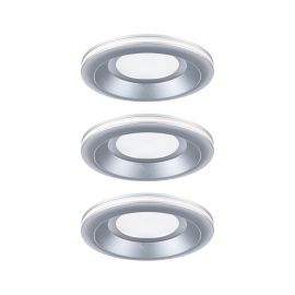 Oprawa wpuszczana SORMUS LED 3 X 6.5W 560lm / 180lm 3000K IP65 230V chrom matowy / tworzywo sztuczne