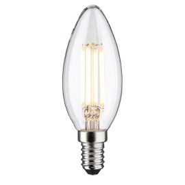 Źródło światła LED ECO LINE świeca 4W 840lm E14 4000K klasa A 230V przezroczysty / szkło