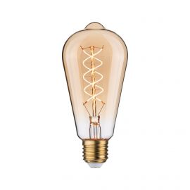 Źródło światła LED Rustic Shine 4,2W E27 żarnik w kształcie litery S 300lm1800K ST64 3StepDim złota