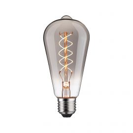 Źródło światła LED Rustic Shine 4,2W E27 żarnik w kształcie litery S 170lm1800K ST64 3StepDim przyciemniane szkło dymione