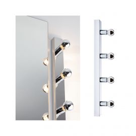 Oprawa ścienna REGULA II nad lustro E14 max. 4x40W DIM 230V IP 44 chrom / metal