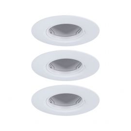 Zestaw opraw do wbudowania Starr GU10 max. 3x10W DIM 90mm IP23 230V biały / tworzywo sztuczne