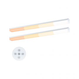 Oprawa podszafkowa LED Barreo zestaw 2szt z pilotem 2x3.3W 300x22mm 2x300lm 230/24V zmienna barwa 2200/2700/3500/4000K biały / tworzywo sztuczne