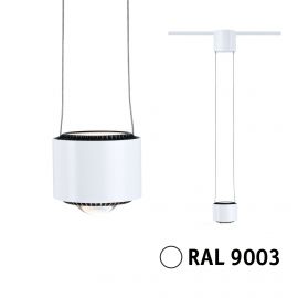 Oprawa zwieszana URail Aldan 8,5W GU10 DIM 4000K 230V biały RAL 9003 / metal