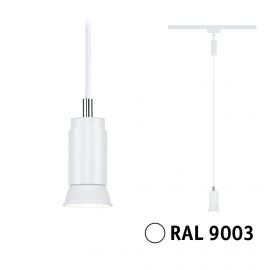 Oprawa zwieszana URail Runa max 1x10W GU10 DIM 230V biały RAL 9003 / metal