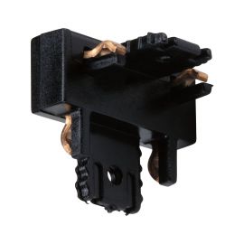 Łącznik szynowy L ściana sufit  VEYA system 48V DC czarny matowy / tworzywo sztuczne