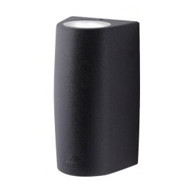 Oprawa elewacyjna MARTA 90-2L FROSTED Fumagalli GU10 LED CCT 9,6W 170 mm 2700K/4000K SET IP55 góra/dół 230V czarny / tworzywo sztuczne - zdjęcie 1