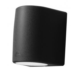 Oprawa elewacyjna MARTA 160-2L FROSTED Fumagalli GX53 LED CCT 2x3W 192 mm 3000K/4000K/6500K SET IP55 góra/dół 230V czarny / tworzywo sztuczne - zdjęcie 1
