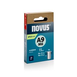 Nitonakrętki aluminiowe AM6/15 NOVUS [20 szt.] - zdjęcie 1