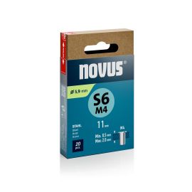 Nitonakrętki stalowe SM4/10,5 NOVUS [20 szt.] - zdjęcie 1