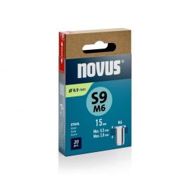 Nitonakrętki stalowe SM6/14,5 NOVUS [20 szt.] - zdjęcie 1