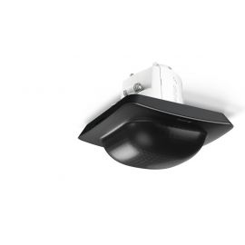 Czujnik obecności i zmierzchu Steinel IR Quattro HD-2 24m COM1 z łapkami Bluetooth Mesh podtynkowy IP20 kwadrat czarny - zdjęcie 1