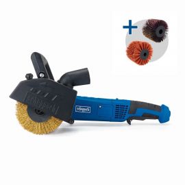 Szlifierka renowacyjna satyniarka 1300 W z zestawem szczotek MRS1300 Scheppach 5903819904 - zdjęcie 1