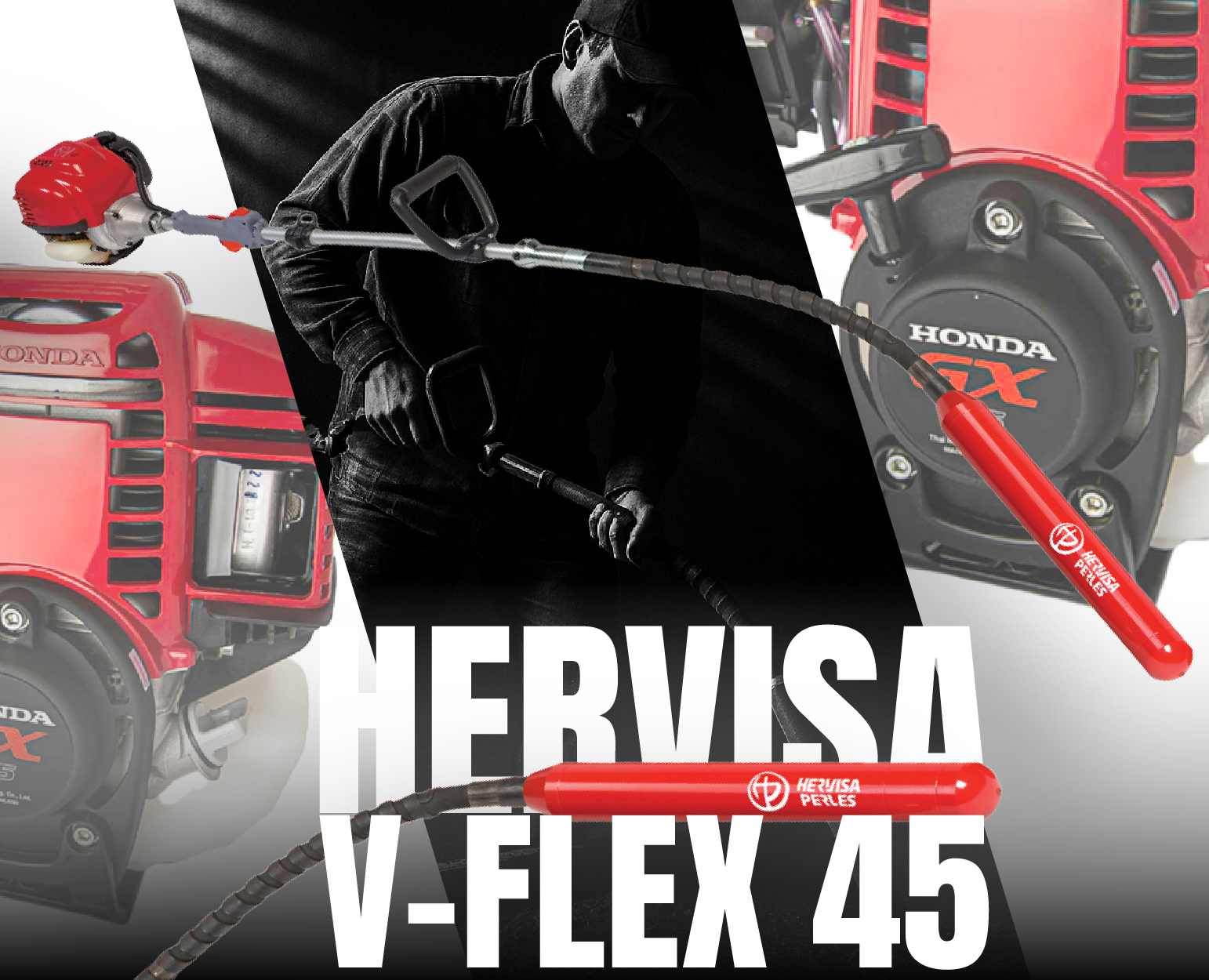 NOWOŚĆ: Buława wibracyjna spalinowa HERVISA V-FLEX 45 