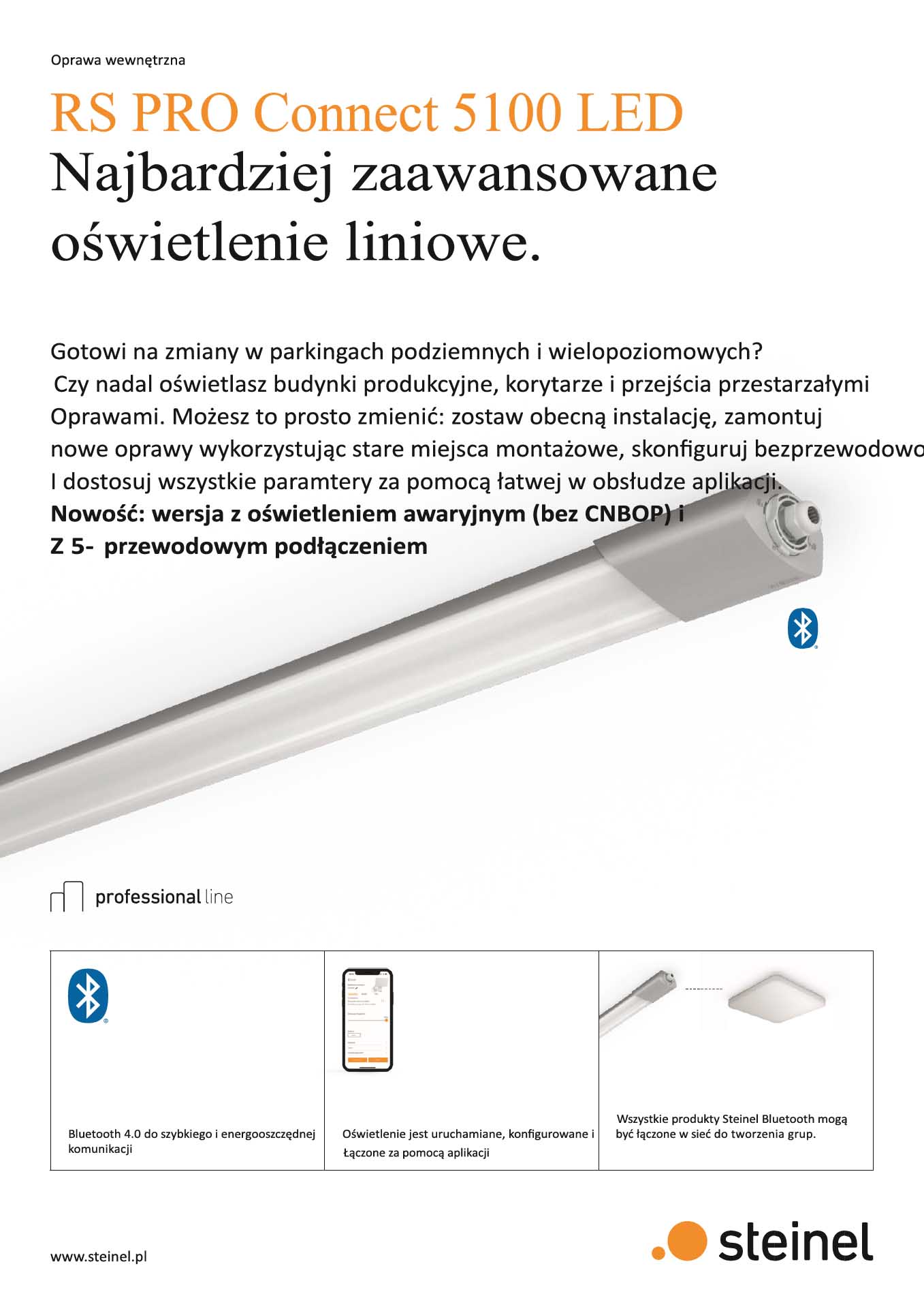 STEINEL Oprawa RS PRO Connect 5100 LED