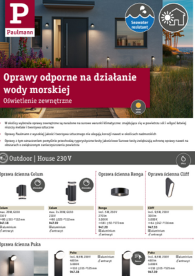 Oprawy odporne na sól morską
